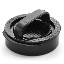 (Black) Round Hamburger Patty Making Tool Kitchen Burger Meat Press Tool (BPA Free,No FDA Certified)