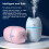 (White) A6 260ml USB Mini Air Humidifier (Cute Cat,Night Light) 5