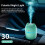 (White) A6 260ml USB Mini Air Humidifier (Cute Cat,Night Light) 6