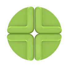 (Green) Non-Slip Silicone Cutting Board Mat Kitchen Chopping Block Stabilizer Pad Anti-Skid