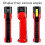 (Yellow) XTE+COB Dual Light Source Flashlight 180 Degree Rotatable Magnetic Work Light with Clip 2