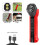 (Yellow) XTE+COB Dual Light Source Flashlight 180 Degree Rotatable Magnetic Work Light with Clip 3