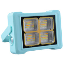 (Blue) Outdoor Solar Camping Light Portable Emergency Work Repairing Lamp Flashlight