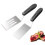(Solid Spatula) Stainless Steel Spatula Multi-Purpose Kitchen Tool For Pancakes Steak Cake Culinary Utensil 3