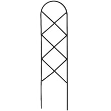 (Grids) Plant Support Trellis Creative Clematis Flower Pot Stand Climbing Frame Metal Iron Fixed Rod for Indoor/Outdoor