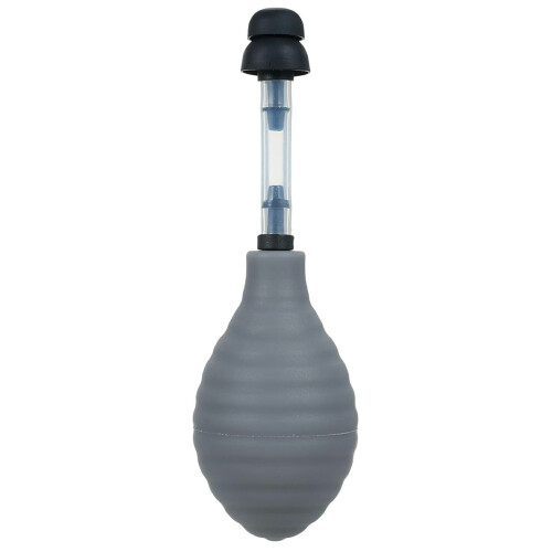 (Grey) Ear Pressure Relief Device Threaded Design Air Pump with Replacement Earplugs for Flying/Diving/Altitude Changes