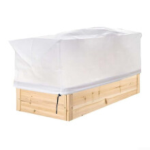 (White) Plant Protection Cover 150 x 40 x 45cm Rectangular Winter Planter Frost Bags Non-Woven Fabric Wraps Blanket