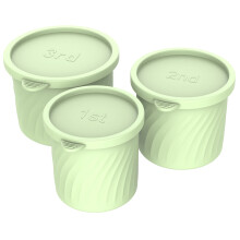 (Green) 3Pcs/Set Food Grade Silicone Cylinder Ice Cube Mold with Lid for 24/30/40oz Stanley Cups (BPA Free,No FDA)
