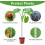 (Green) 1 Large+1 Small Tree Trunk Cover Plastic Tree Trunk Wrap Pipe Bark Protectors 5