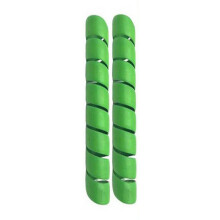 (Green) 1 Large+1 Small Tree Trunk Cover Plastic Tree Trunk Wrap Pipe Bark Protectors