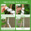 (Green) 1 Large+1 Small Tree Trunk Cover Plastic Tree Trunk Wrap Pipe Bark Protectors 6