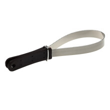 (Black) Stainless Steel Horse Sweat Scraper Itching Relief Grooming Shedding Tool with Teeth