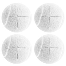 (White) 4Pcs Tennis Style Table Chair Foot Cover Cross Opening Anti-Slip Silent Wear-Resistant Stool Foot Pad