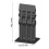 (Black) Rectangular Log Splitter Cast Iron Firewood Separator Manual Wood Splitting Tool For Home/Outdoor Use 5