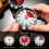 (Red) Stainless Steel Kitchen Timer Mechanical Countdown Clock for Baking/Student Time Management/Reminder 6
