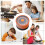 (Orange) Stainless Steel Kitchen Timer Mechanical Countdown Clock with Magnetic Base for Baking/Time Management 3