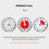 (White) Mechanical Kitchen Timer with Stand/Magnetic Base Visual Countdown for Students/Cooking Loud Alarm 8