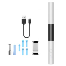 (White) P80 High Definition 1920P Wireless Smart Ear Cleaning Endoscope Ear Wax Removal Tool Kit,Standard Version