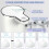 (Foam Type) M10S Automatic Soap Dispenser Wall Mount Countertop Touchless Hand Wash Smart Sensor Machine 5