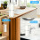 (Foam Type) M10S Automatic Soap Dispenser Wall Mount Countertop Touchless Hand Wash Smart Sensor Machine 8