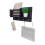 (A) Wall Mounted Wooden Mail Letter Organizer Key Holder Entryway Shelf Multi-Function Storage Rack 1