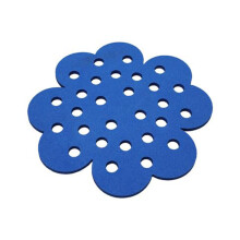 (Blue) Floating Bee Island Butterfly Water Feeder Tray Insect Drinking Station for Outdoor Garden Decor