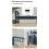 (Matte White) 39-64cm Retractable Microwave Oven Top Rack Carbon Steel Kitchen Multi-Function Storage Shelf with 6 Hooks 7