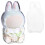 (Style 1) Dustproof Case for LABUBU Doll Clear Plastic Protective Cover Backpack Pendant Hanging Box 5