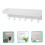 (Black) Iron Wall Mounted Key Holder Mail Organizer Hanger Hook Storage Rack for Home Entryway 5