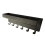 (Black) Iron Wall Mounted Key Holder Mail Organizer Hanger Hook Storage Rack for Home Entryway 3