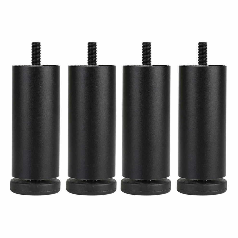 (Black) 4Pcs 8Cm Furniture Legs Risers Feet Support For Washing Machine/Refrigerator/Sofa/Cabinet 6914272722536