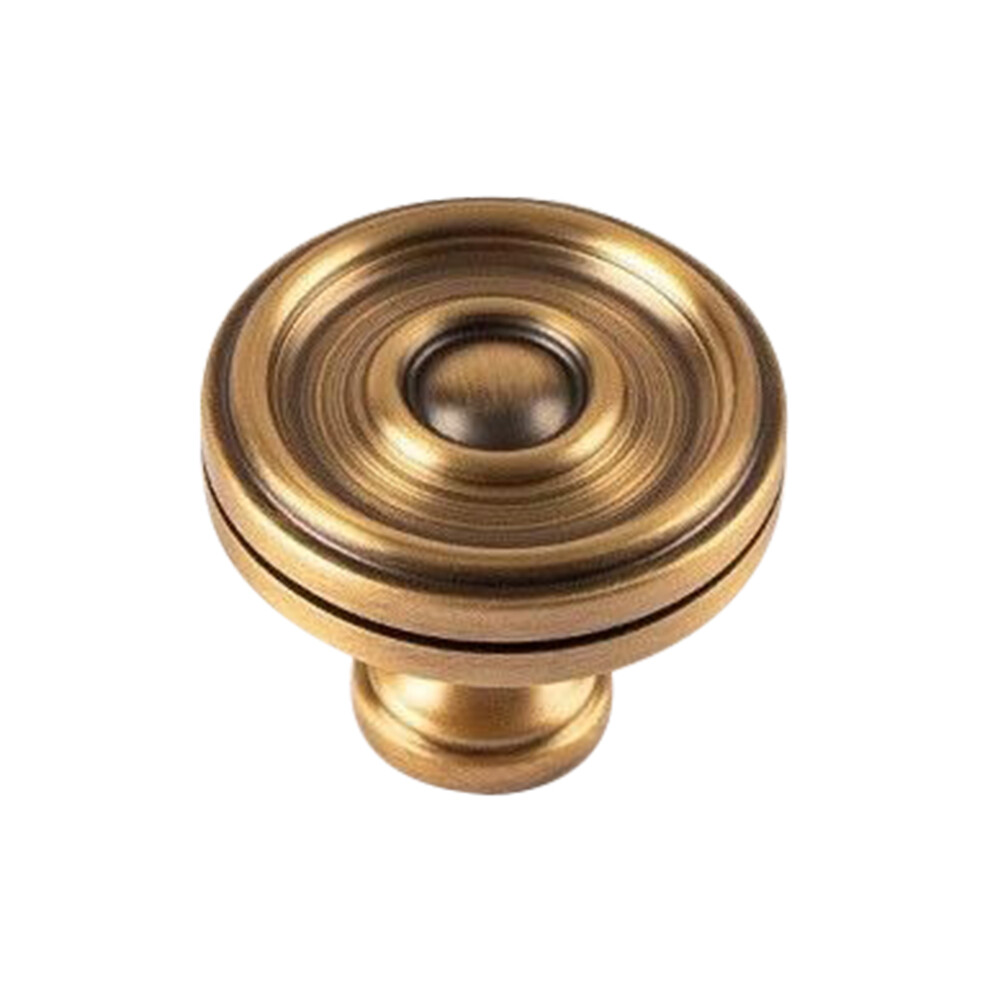 (Bronze) Brass Cabinet Knob Vintage Single Hole Drawer Pull Handles For Cupboard Wardrobe Dresser 6914273251974