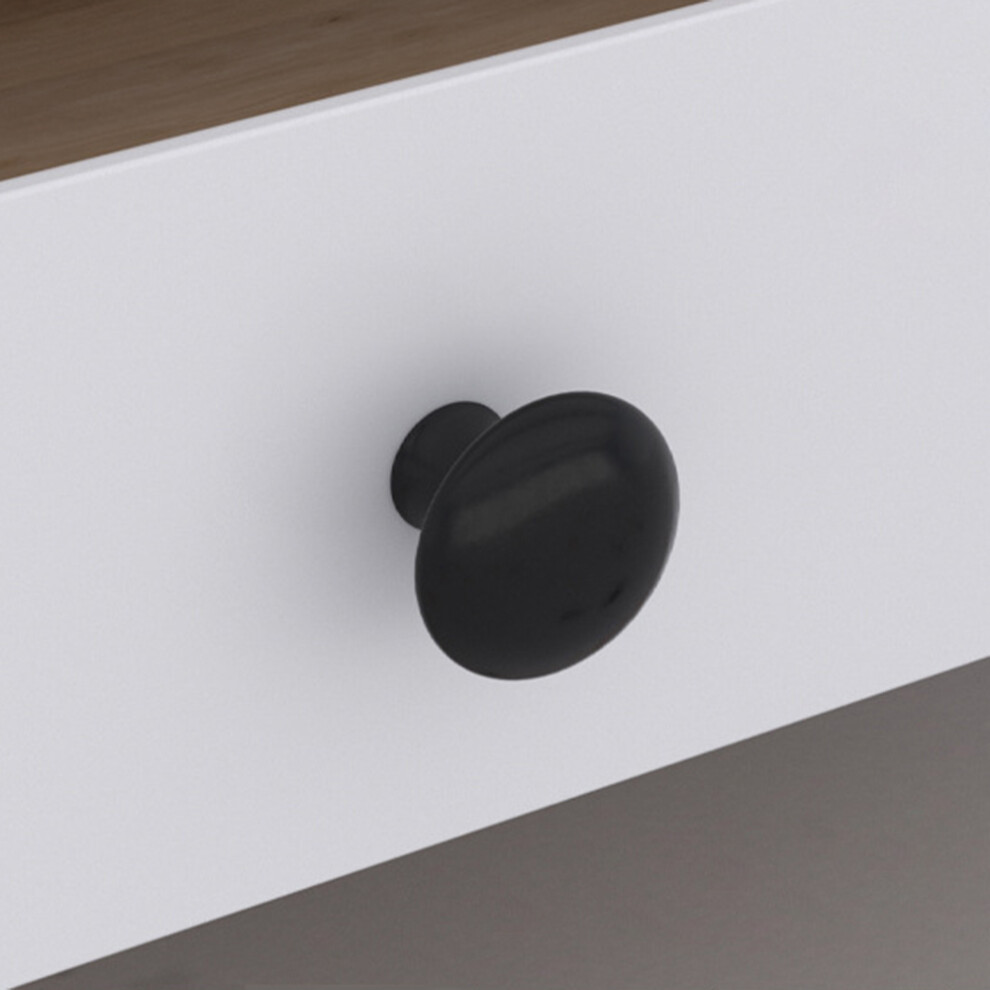 (A) Single Hole Round Punching Handle Cabinet Drawer Pull Handle Knob Stainless Steel For Furniture/Closet/Cupboard 6914278458026