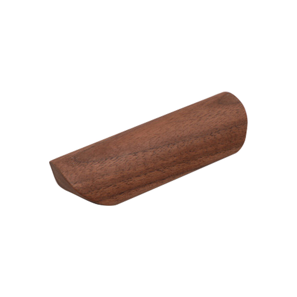 (64Mm Hole Distance) Black Walnut Cabinet Pulls Handle 22Mm Screw Cupboard Wardrobe Wooden Pulls 6914278792502