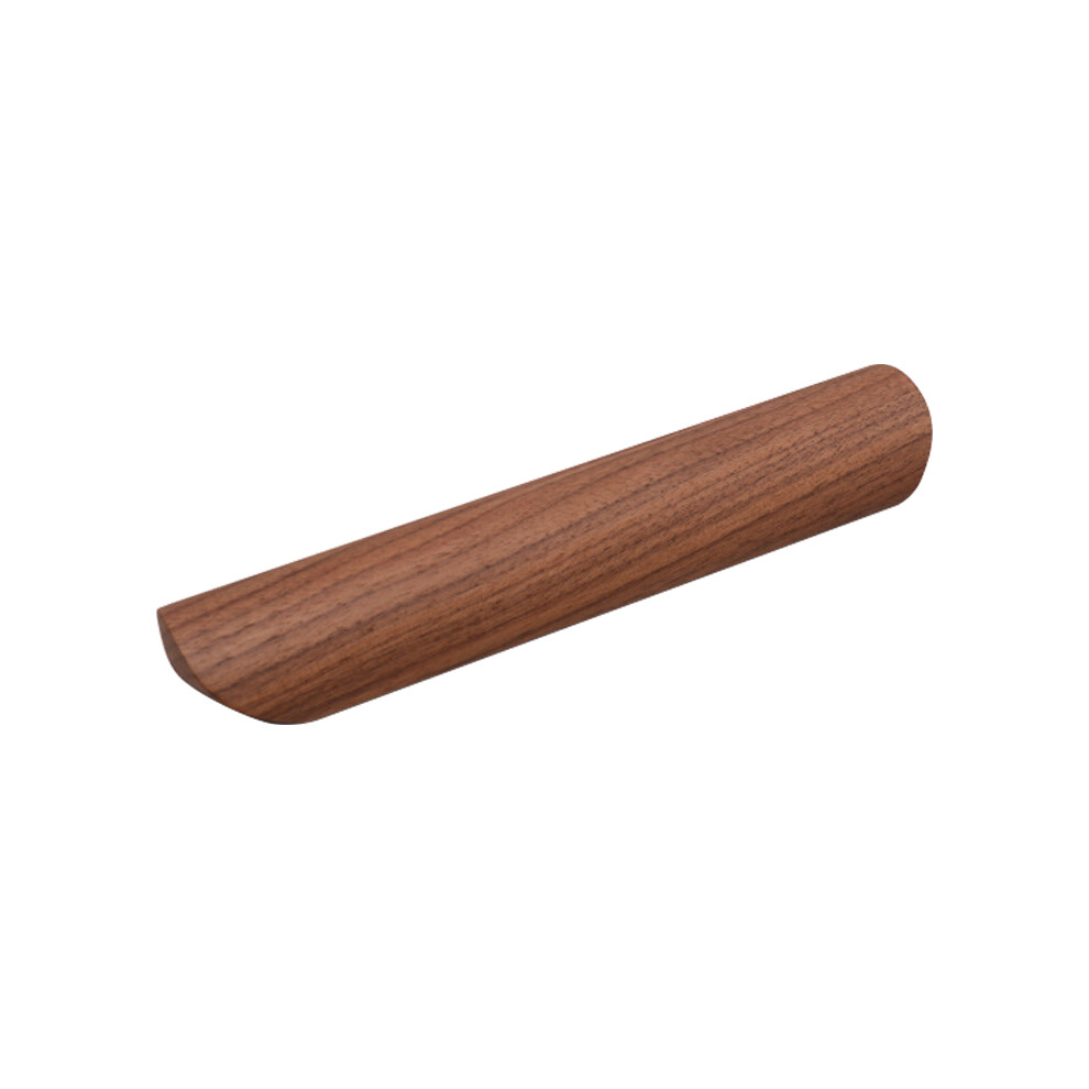 (128Mm Hole Distance) Black Walnut Cabinet Pulls Handle 22Mm Screw Cupboard Wardrobe Wooden Pulls 6914271692472