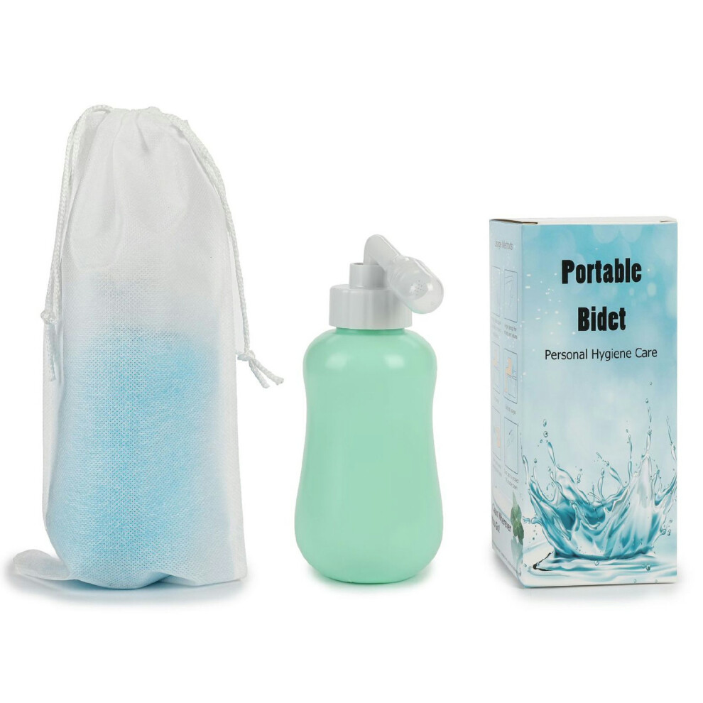 Green (Green) 360Ml Portable Women Bidet Sprayer Perineal Wash Bottle For Postpartum Care Personal Hygiene
