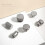 (831/Brushed Silver) Simple Style Modern Cabinet Pulls Handle Drawer Wardrobe Small Round Pulls Knob with 22mm Screw 4