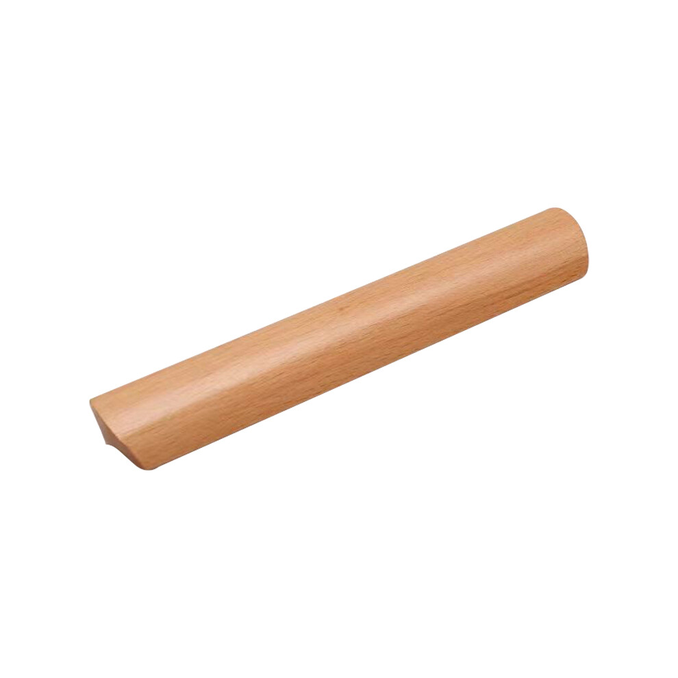 (160Mm Hole Distance) Beech Wood Cabinet Pulls Handle 22Mm Screw Cupboard Wardrobe Wooden Pulls 6914276001019