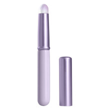 (Purple) Mini Szie Soft Fiber Lip Brush Lipstick Applicator Smudge Brush Reusable Lip Makeup Tool