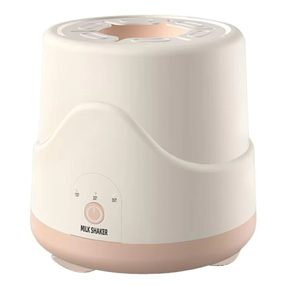 (Pink) Baby Formula Mixer 3 Gears Electric Automatic Baby Milk Bottle Shaker Pink