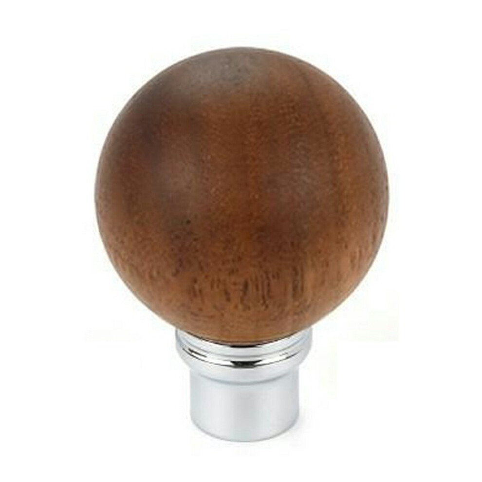 (Silver) 8191 30Mm Diameter Walnut Wood Cabinet Knob Brass Round Ball Drawer Pull Handle French Luxury Vintage Style For Wardrobe/Dresser 6914271921527
