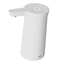 (White) SOTHING Electric Water Dispenser One-button Control Automatic Drinking Water Bottle Pump (BPA Free,No FDA Certification)