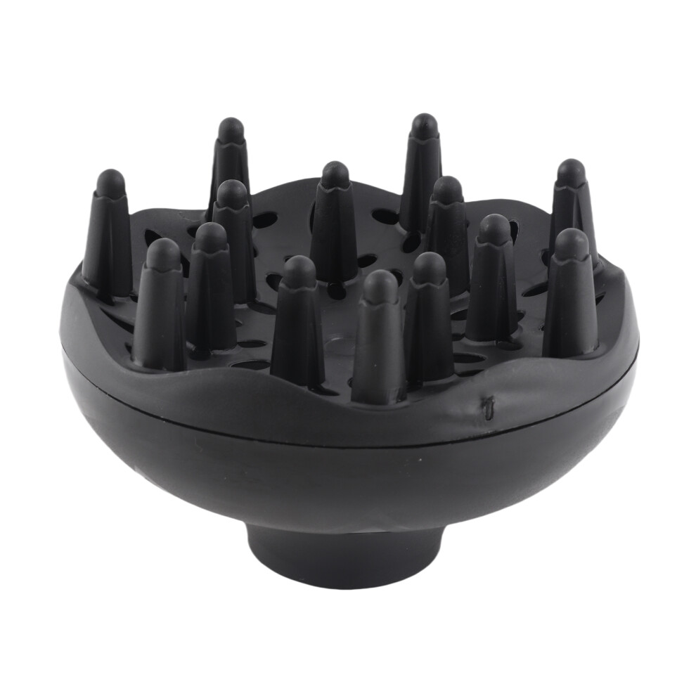 Black Universal Hair Dryer Diffuser For Curly Wavy Hair