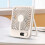 (Beige) 101 1-100 Gears Stepless Speed Silent Desk Fan with Triangular Support (CE/FCC Certified) 1
