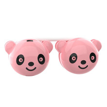 (D) C16 Foldable Rechargeable Hanging Neck Fan Cute Panda Student Kids Fan Cooler