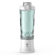 (White) A9 Portable Blender Multi-functional Battery-Powered 600ml Mini Blender Juicer Cup (No FDA,BPA-Free)