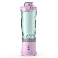 (Purple) A9 Portable Blender Multi-functional Battery-Powered 600ml Mini Blender Juicer Cup (No FDA,BPA-Free)
