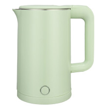 (Green) Electric Kettle 2.3L Stainless Steel Double Wall Anti-Scalding Auto Shut-Off Water Boiler,EU Plug (BPA Free,No FDA)