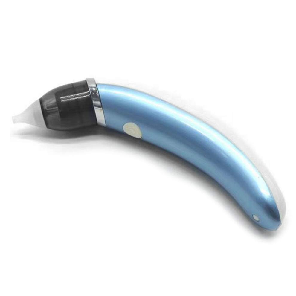 (Blue) Baby Nasal Aspirator Electric Nose Cleaner For Newborns Infants Vacuum Suction Nose Cleaning Device Blue