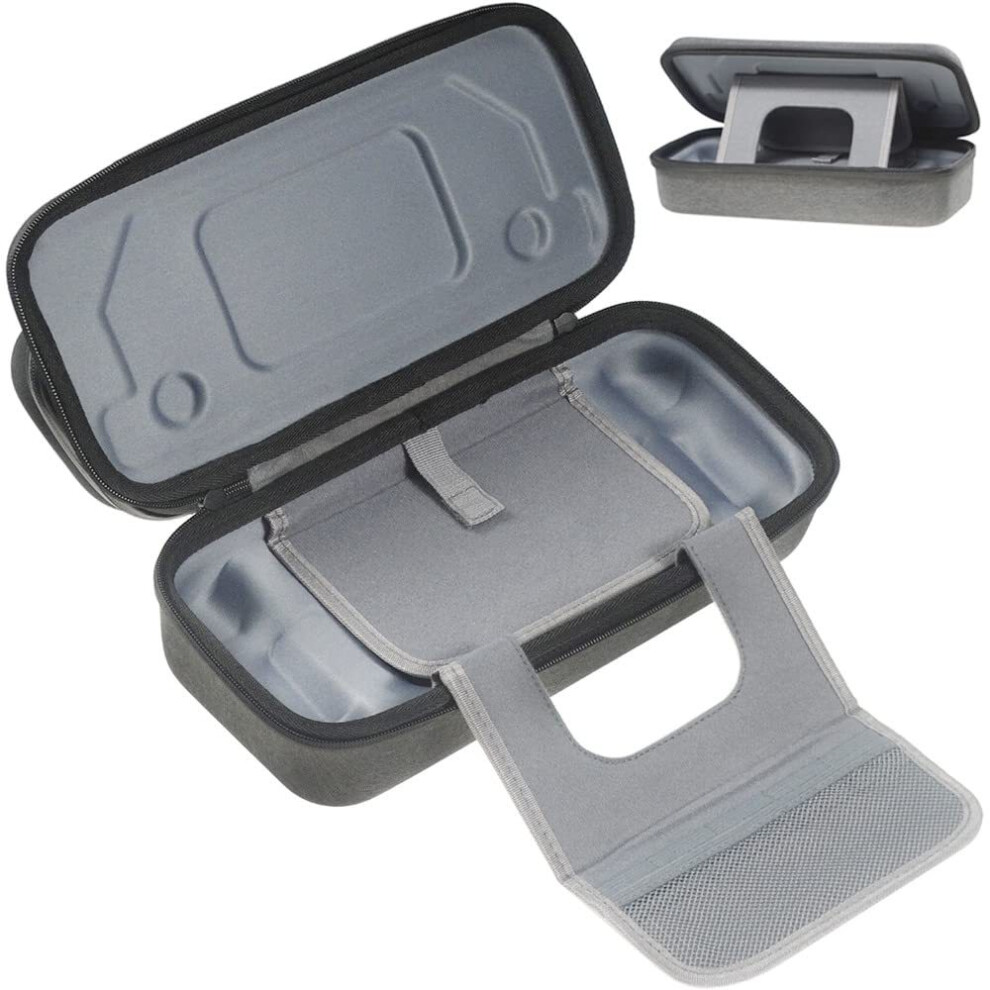( Grey) Carrying Case For Steam Deck,Shockproof Hard Eva Nylon Console Games Accessories Storage Box Dark/Grey 6914275416456